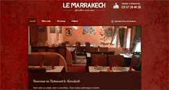 Desktop Screenshot of lemarrakechmetz.com